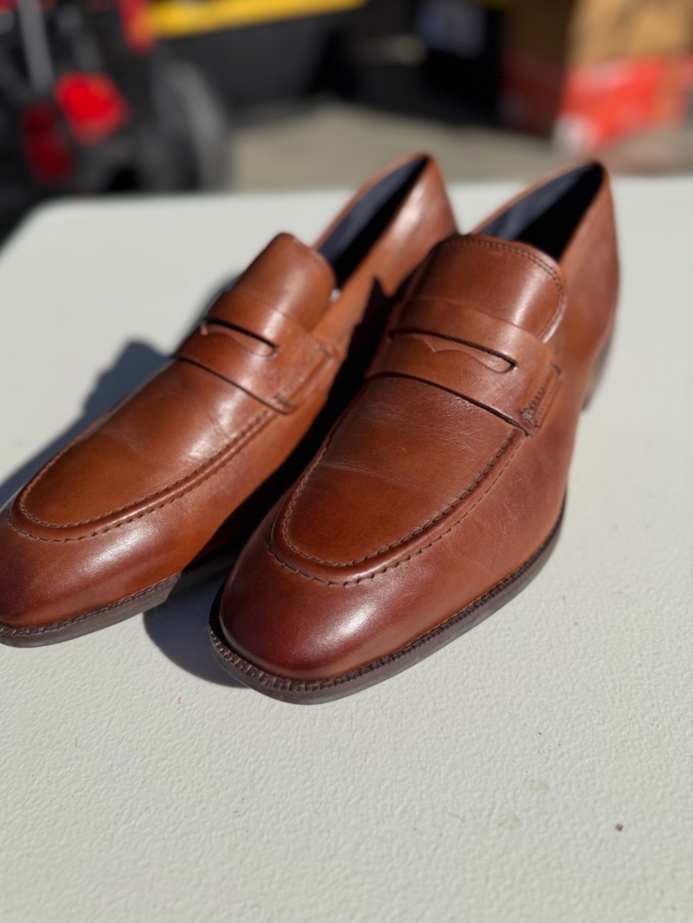 Cole Haan Grand 360 Penny Loafers Brown Leather Men’s Size 10 Dress Casual Shoes